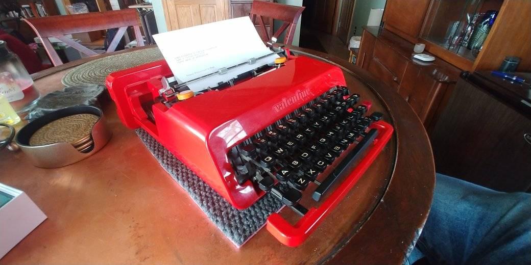 My 1969 Olivetti Valentine