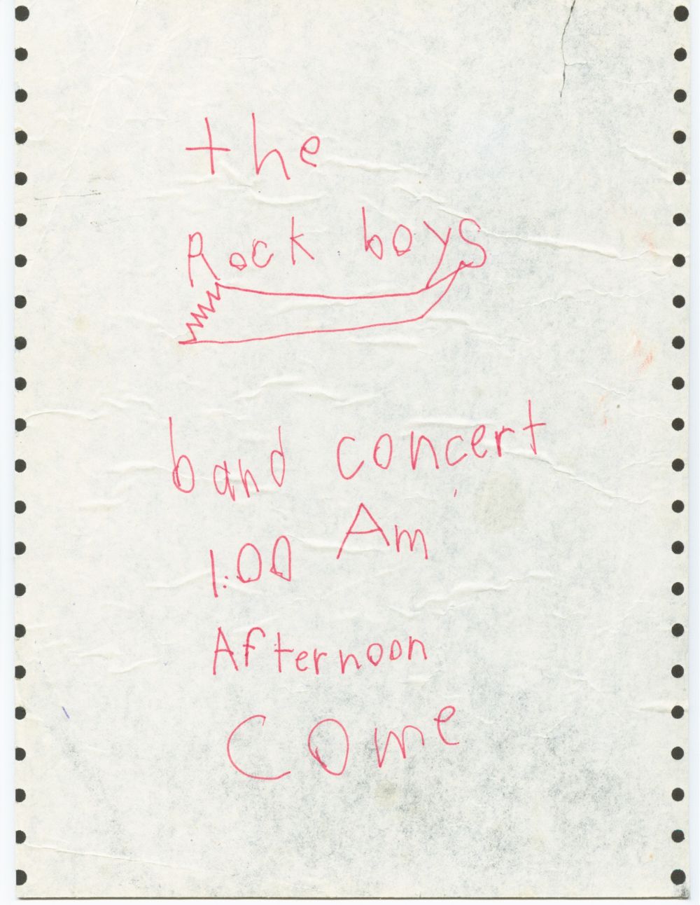 The Rockboys Show Poster